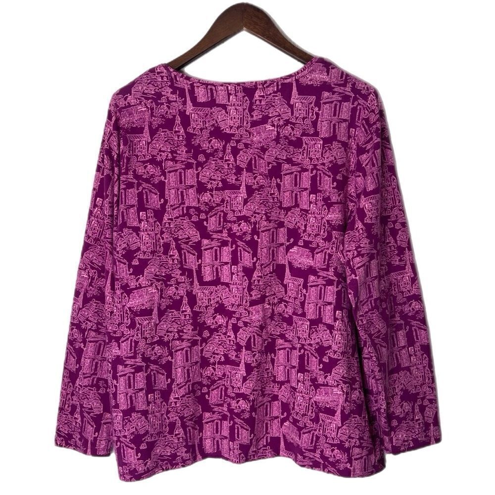 Talbots All About Town Crewneck Long Sleeve T-Shirt - Picture 4 of 6